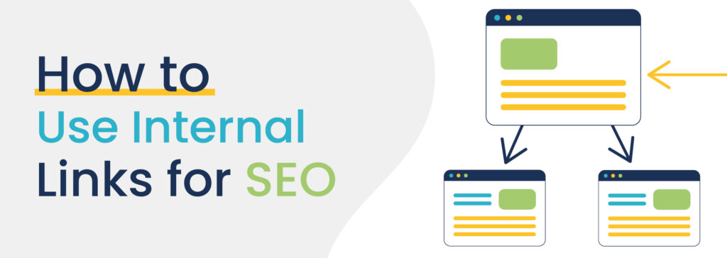 Internal linking for SEO diagram showing site structure and ranking benefits